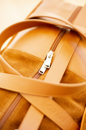 Alternative view of Weekender | Handtas/Weekendtas |  Cognac Suède - Mieke Dierckx
