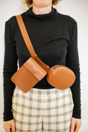 Alternative view of Beltbag | Riemtas XL | Cognac - Mieke Dierckx