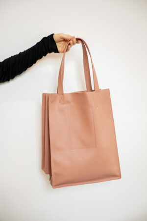 Alternative view of Double Shopper | Dubbele Handtas | Roze/Rose - Mieke Dierckx