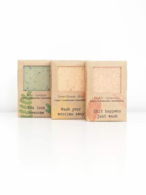 Alternative view of Vegan soap bar, Kiwi Bamboo - Wellmark