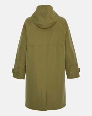 Alternative view of MSCHMalan Hood Raincoat | Khaki Groen - MSCH Copenhagen