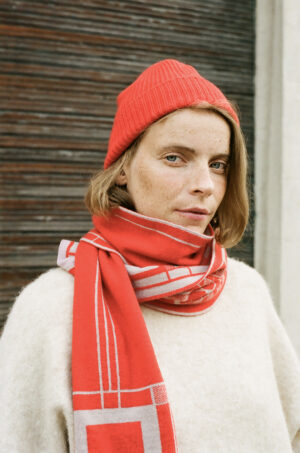 Alternative view of Beanie | Tangerine - Wolvis