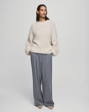 MSCHHenrika HW Pants | Grey Melange - MSCH Copenhagen