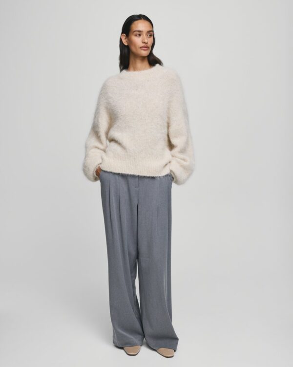 MSCHHenrika HW Pants | Grey Melange - MSCH Copenhagen