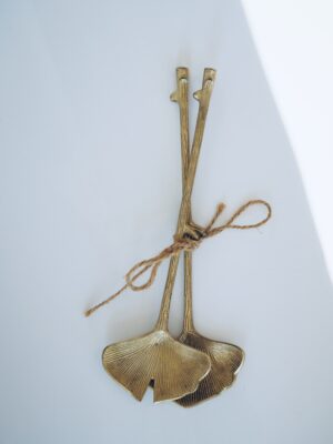 Alternative view of Flora ginko lepels, set van 2 - Doing Goods