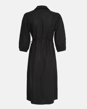 Alternative view of MSCHJovene Ginia 3/4 Wrap Dress | Black - MSCH Copenhagen