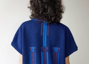 Alternative view of Aline Polo | Gebreide Polo | Indigoblauw, Paars, Kobaltblauw - Wolvis