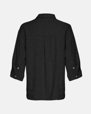 Alternative view of MSCHJovene Ginia 3/4 shirt | Black - MSCH Copenhagen