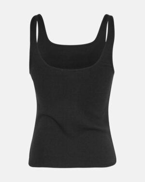 Alternative view of MSCHBetrina Rib Top | Black - MSCH Copenhagen