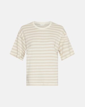 Bahara Pullover | T-Shirt | Wit/Beige - MSCH Copenhagen
