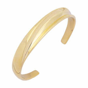 Alternative view of Onda Bracelet | Gold plated, goud - Bandhu