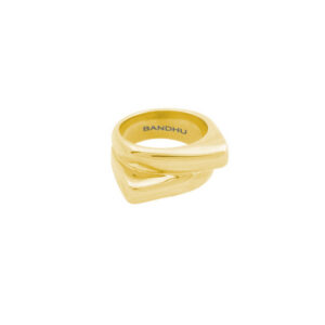 Alike Ring | Gold plated, goud - Bandhu