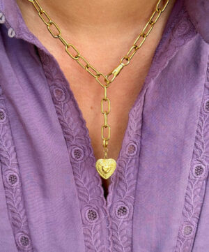 Alternative view of Heritage Heart Necklace - Le Veer Jewelry