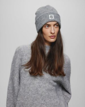 Alternative view of Hope Icon Beanie | MGM, grijs - MSCH Copenhagen