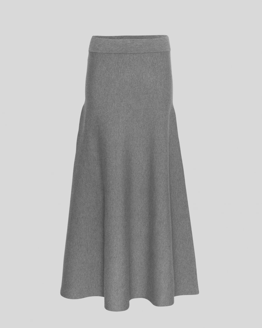 MSCHGinette East Skirt | MGM, grijs - MSCH Copenhagen