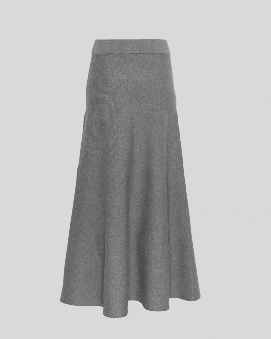 MSCHGinette East Skirt | MGM, grijs - MSCH Copenhagen - Afbeelding 2