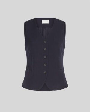 Alternative view of Maelynn Vest | Sky captain, donkerblauw - MSCH Copenhagen
