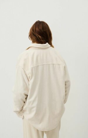 Alternative view of PADO06 Hemd Corduroy | Ecru - American Vintage