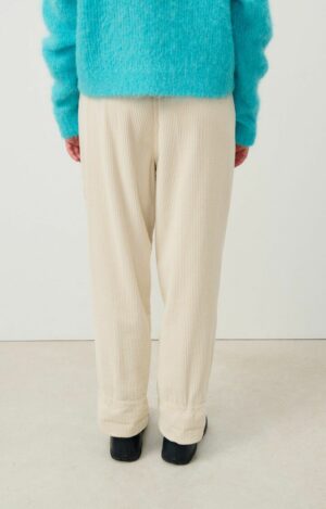 Alternative view of PADO137 Broek Corduroy | Ecru - American Vintage