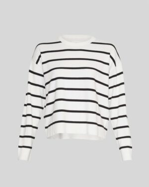 Alternative view of MSCHMaura Rachelle Pullover | V Ice, Black - MSCH Copenhagen