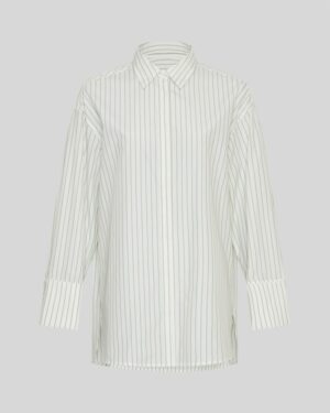 Alternative view of MSCHErina Zenika Shirt | Egret/Forest - MSCH Copenhagen