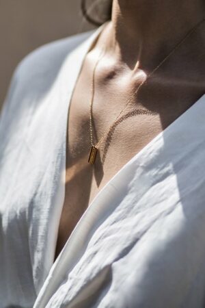 Alternative view of Stack Necklace | Gold plated, goud - Bandhu