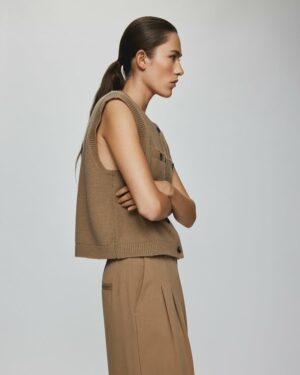 Alternative view of MSCHCarina Vest | Ermine - MSCH Copenhagen