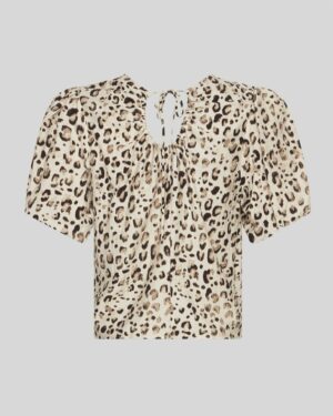 Alternative view of MSCHAlyona Vlora 2/4 Top | Oatmeal Leo - MSCH Copenhagen