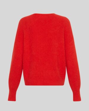 Alternative view of MSCHHila Hope V Pullover | Flame Scarlet - MSCH Copenhagen