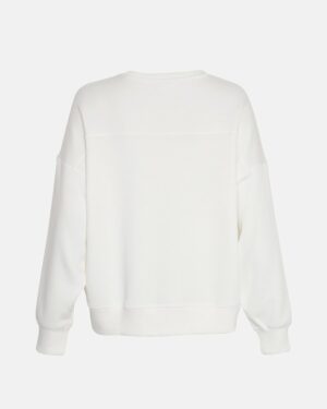 Alternative view of MSCHDalvina Ima Q Sweatshirt | Egret - MSCH Copenhagen