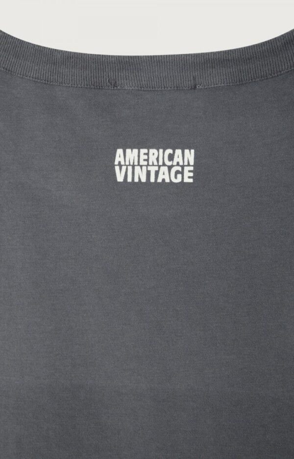 FAZY Shirt | Donkergrijs - American Vintage - Afbeelding 3