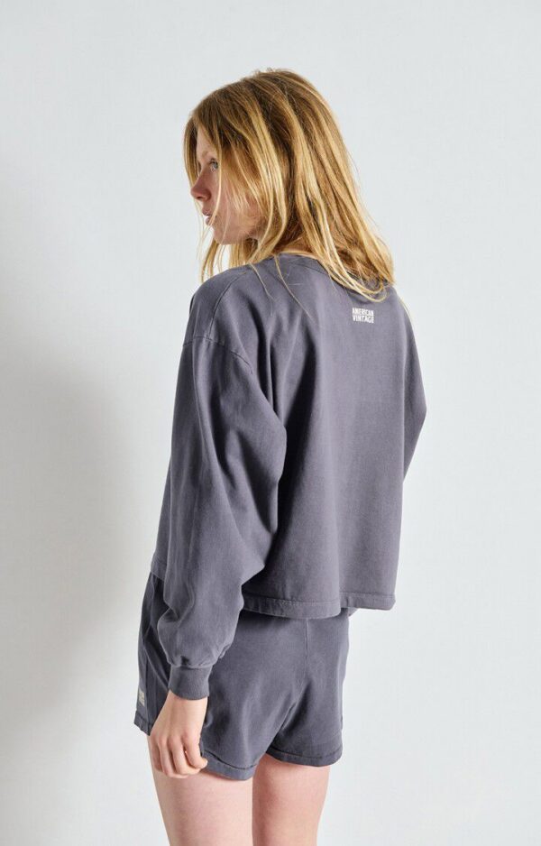 FAZY Shirt | Donkergrijs - American Vintage - Afbeelding 5