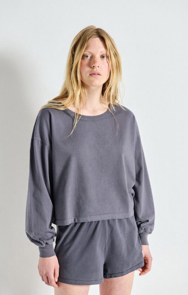 FAZY Shirt | Donkergrijs - American Vintage - Afbeelding 4