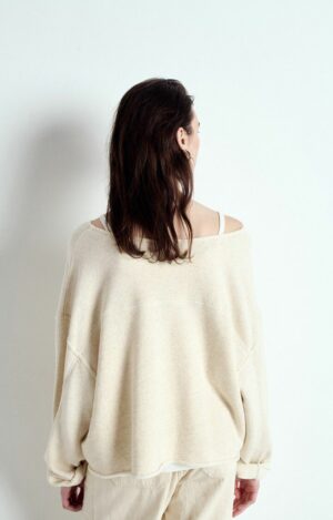 Alternative view of ITO03AE Sweater Itonay | Ecru - American Vintage