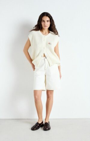 Alternative view of CRA19AE Vest Crashway | Wit - American Vintage