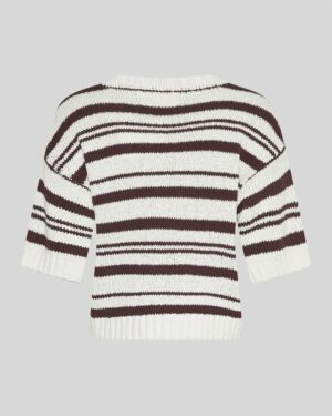 Alternative view of MSCHHannalie 2/4 Pullover | Egret/Fudge - MSCH Copenhagen