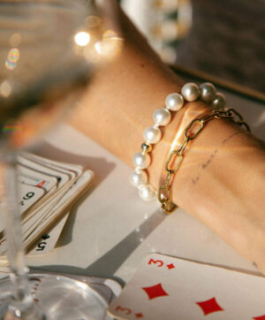 Alternative view of Classic Pearl Bracelet - Le Veer Jewelry