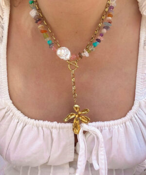 Alternative view of Dahlia Necklace - Le Veer Jewelry