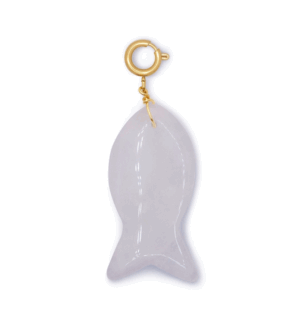 White Fish Charm - Le Veer Jewelry