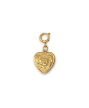 Heritage Heart Charm Small - Le Veer Jewelry