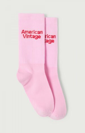 CLY00BE Sokken | Lichtroze- American Vintage