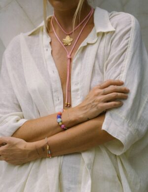 Alternative view of Evening Rose Necklace - Le Veer Jewelry