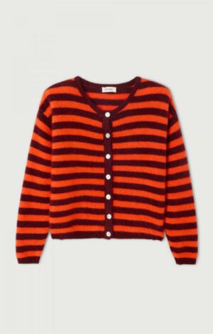 VITO19EH Vitow Cardigan | Stripe - American Vintage