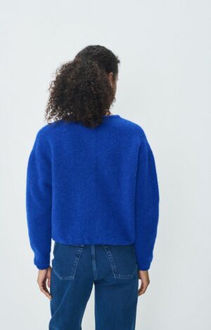 Alternative view of VITO19EH Vitow Cardigan | Bleu Royal - American Vintage