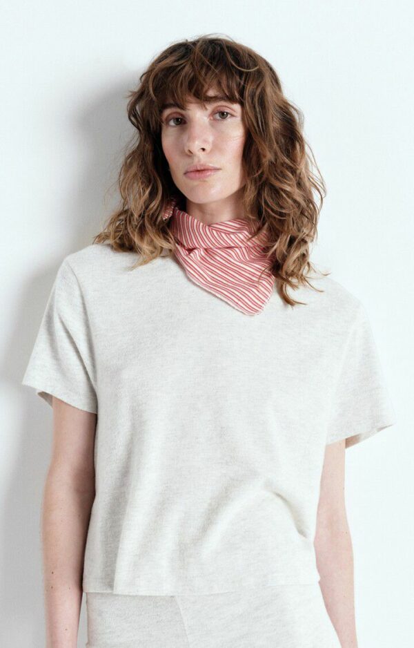 YPA02GH25 T-Shirt Ypawood | Gris Chine - American Vintage - Afbeelding 3