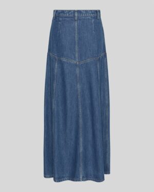 Alternative view of MSCHLaurentine Rue HW Skirt | Mid Blue Wash - MSCH Copenhagen