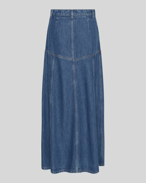 MSCHLaurentine Rue HW Skirt | Mid Blue Wash - MSCH Copenhagen - Afbeelding 2