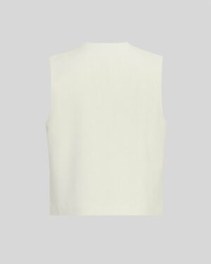 Alternative view of MSCHRosina Michelle Short Waistcoat| Fog Mel - MSCH Copenhagen