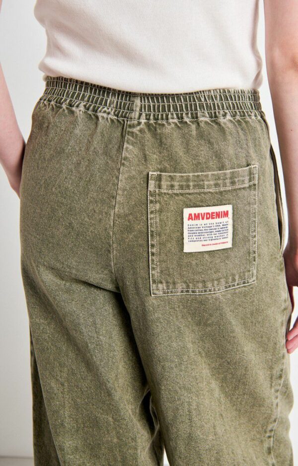 UZA10AH Broek Uzatown | Olive - American Vintage - Afbeelding 5