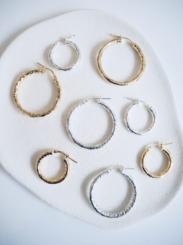 Glow S Earring | Silver - Bobby Rose Jewelry - Afbeelding 2